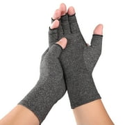 Demete Open Finger Arthritis Compression Hand Wrist Joint Pain Relief Support Protective Cover